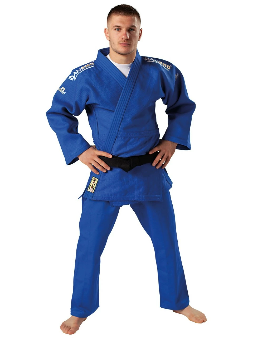 DANRHO Judo Wettkampfanzug Kano Blau