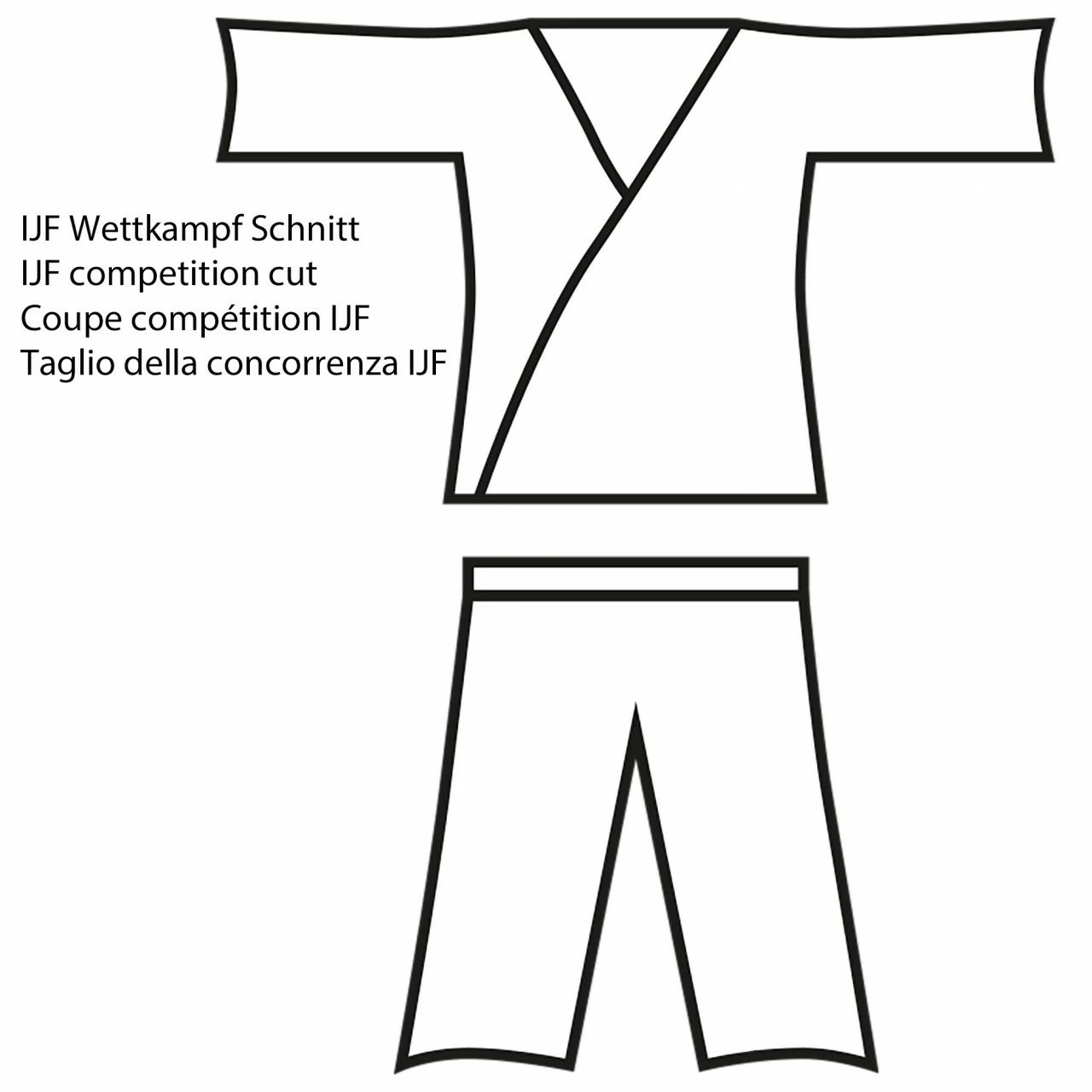 DANRHO Judogi Ultimate 750 IJF Blau – Bild 8