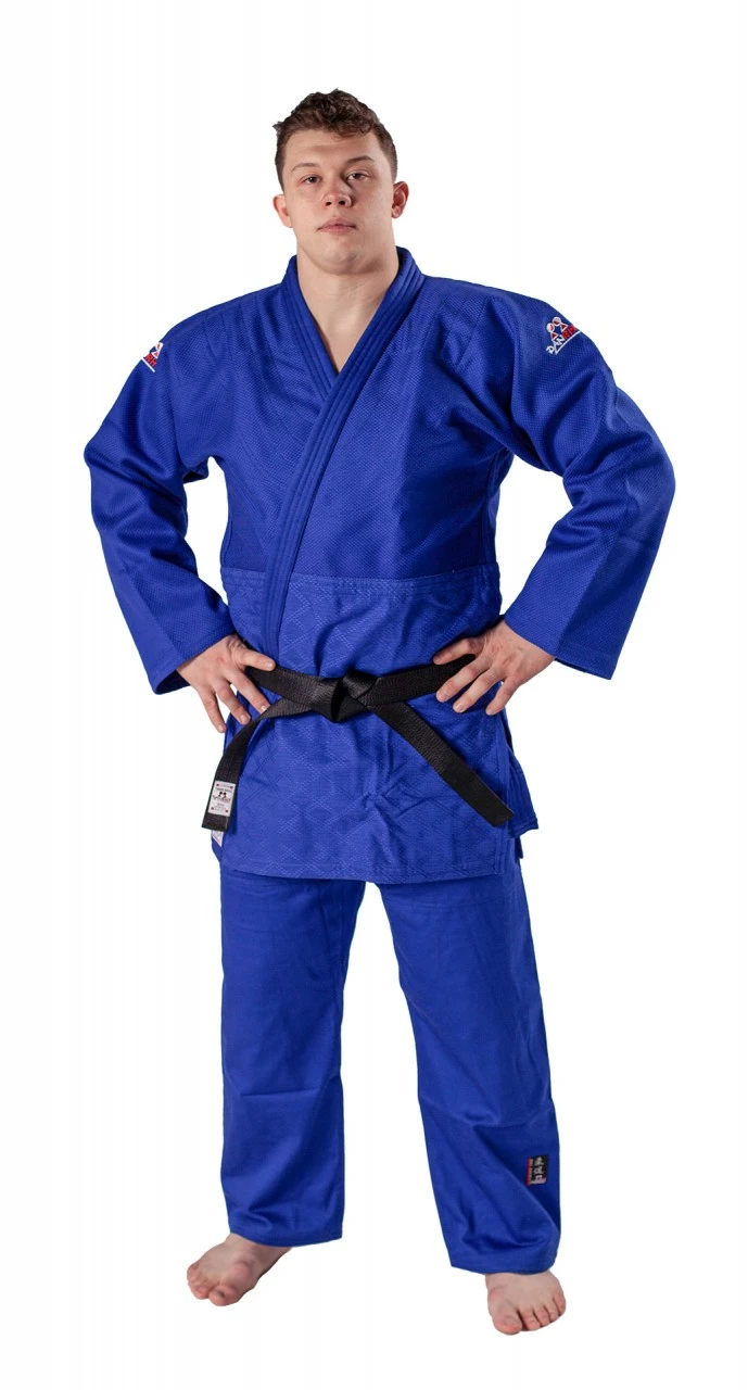 DANRHO Judogi Ultimate 750 IJF Blau – Bild 2