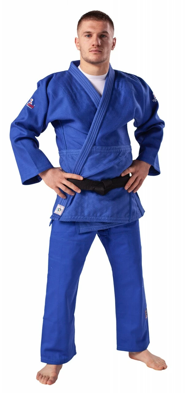 DANRHO Judogi Ultimate 750 IJF Blau – Bild 3