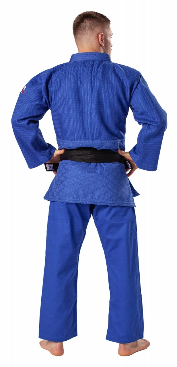 DANRHO Judogi Ultimate 750 IJF Blau – Bild 4