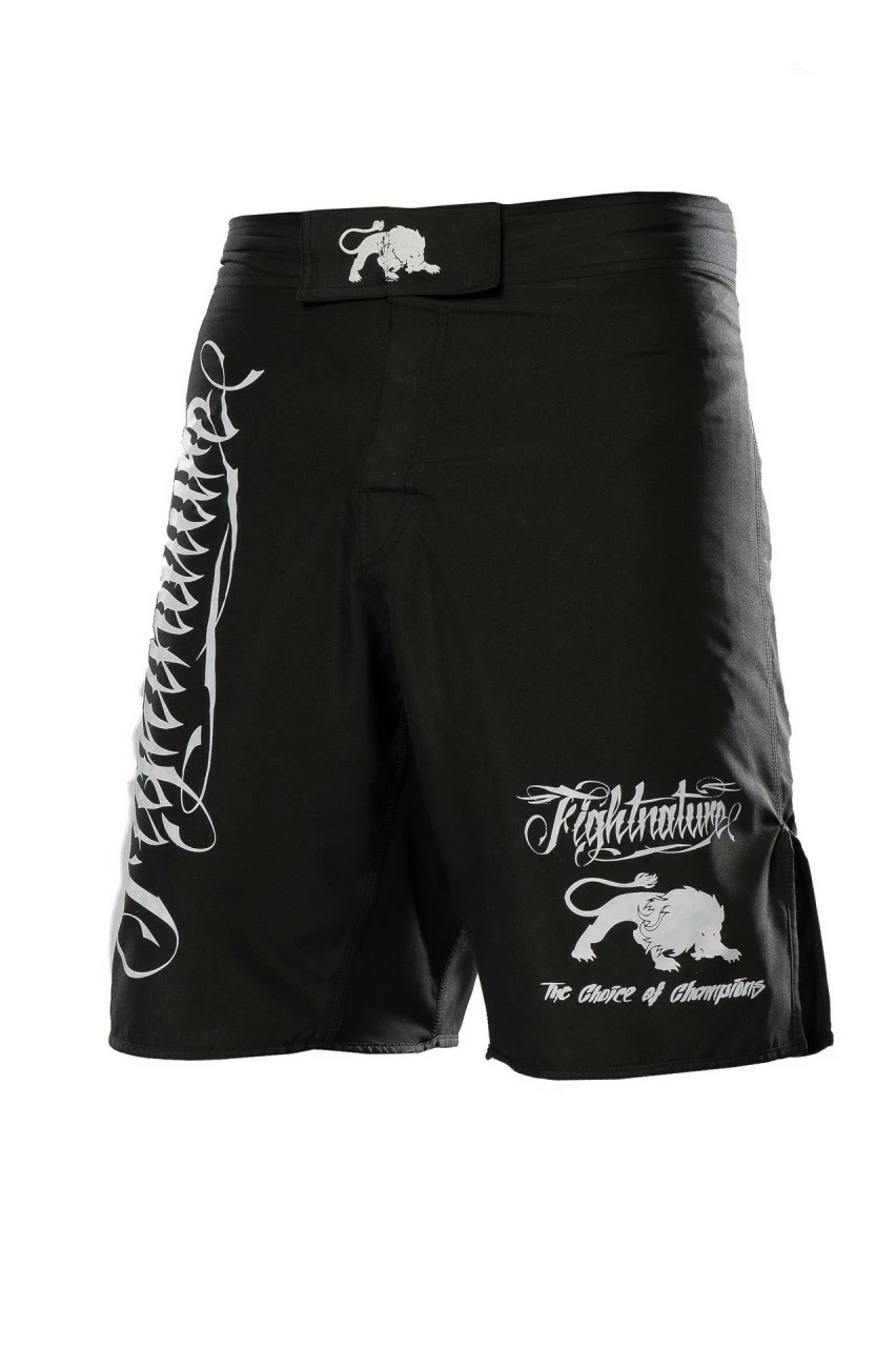 FIGHTNATURE MMA Shorts Schwarz