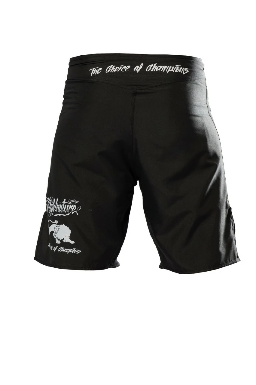 FIGHTNATURE MMA Shorts Schwarz – Bild 3