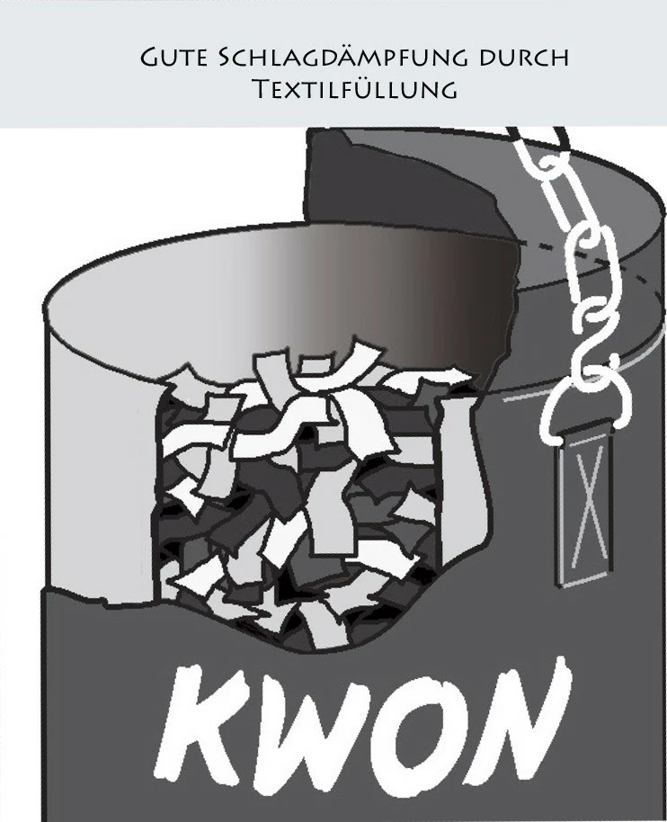 Sandsack Blau 100 Cm Gefüllt - Image 2