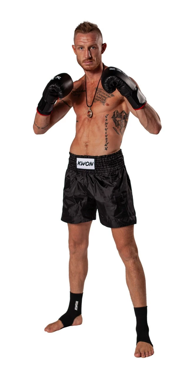 Thaiboxhose Schwarz - Image 3