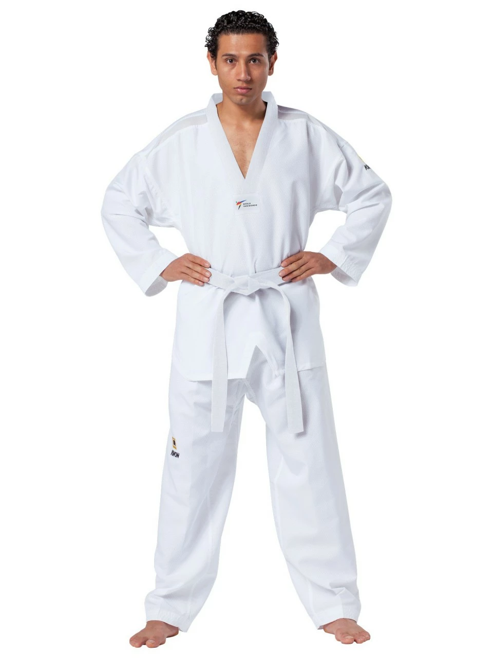 TKD Anzug Fightlite Weißes Revers - WT Anerkannt - Image 2