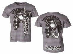 LEGION OCTAGON T-Shirt Fight Or Die, Grau